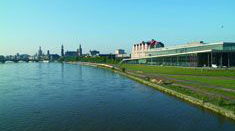 River view of Congress Center Dresden